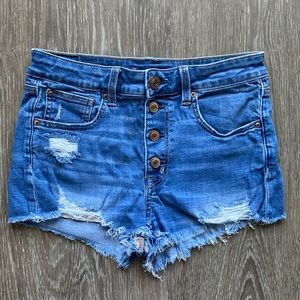AE Light Wash Shorts